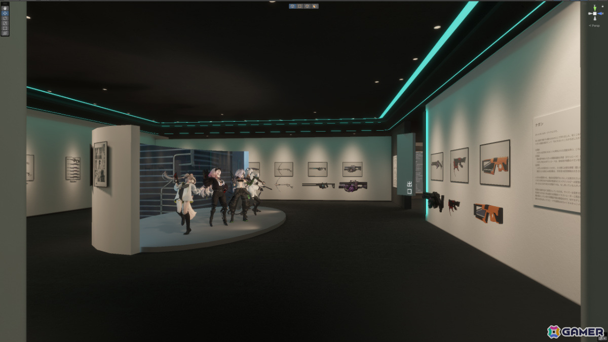 クラファンで1,000万円の支援金を集めた「VRガンナガン」がVRChatにて「銃士達の軌跡」展を公開――設定資料やアバター衣裳、機銃3Dモデルを展示の画像5