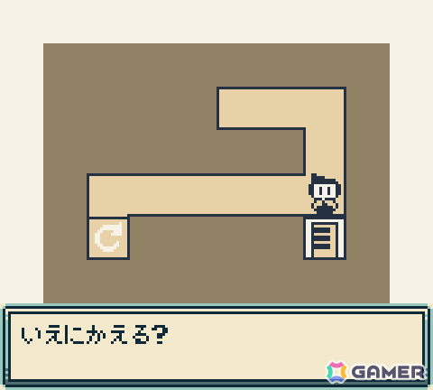 20世紀末の日本を舞台にしたGBC風探索ホラーADV「いぇふぉさま」の体験版がitch.ioで公開中の画像6