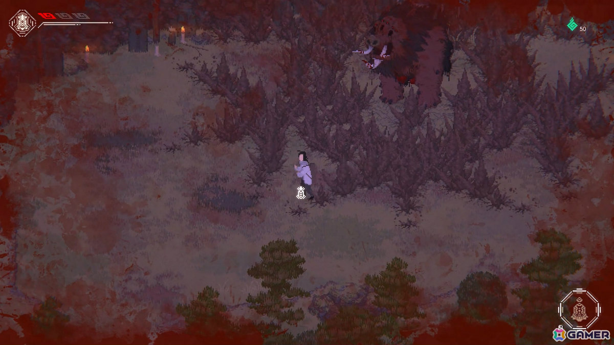 ピクセル水墨画風アクションADV「ザ・リワインダー ～黄泉からの旅人～ II」の試遊版がSteam Nextフェスで公開！の画像7