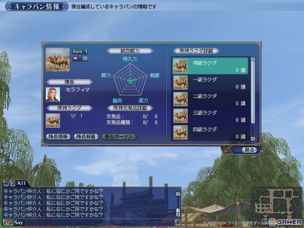 「大航海時代 Online」のアップデート「Caravan」で広大無辺の砂の海を渡るために欠かせない存在・キャラバンが登場！の画像7