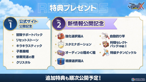 「ラグナロクX」育成や戦闘などのシステム情報が公開！事前登録特典の追加もの画像11