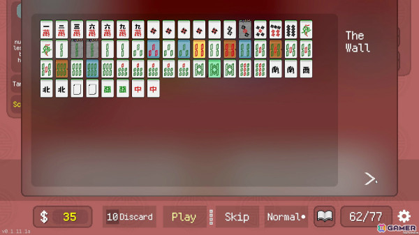 麻雀の役を作ってハイスコアを目指すローグライク風カードゲーム「青天井」のデモがSteam Nextフェスで期間限定公開！の画像