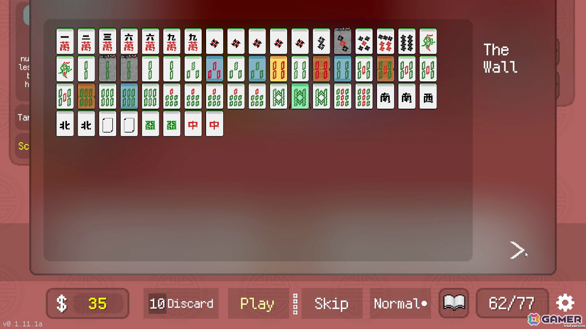 麻雀の役を作ってハイスコアを目指すローグライク風カードゲーム「青天井」のデモがSteam Nextフェスで期間限定公開！の画像11