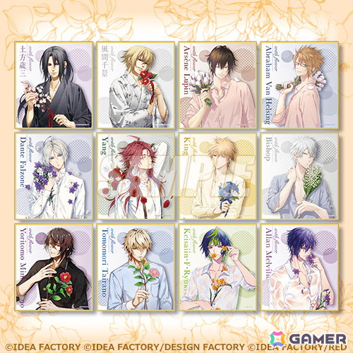 オトメイトのキャラクター描きおろしグラビア企画“with flower