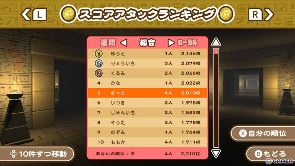最大4人で遊べるコイン落としゲーム「ファラオの財宝」がSwitch向けに配信！オンラインプレイにも対応の画像5