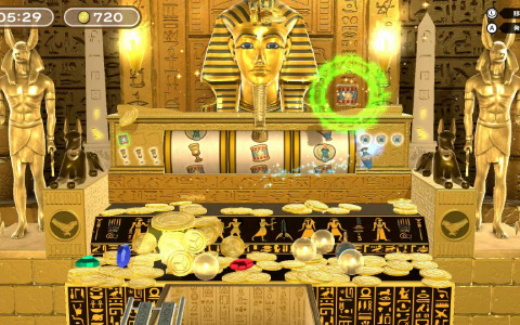 最大4人で遊べるコイン落としゲーム「ファラオの財宝」がSwitch向けに配信！オンラインプレイにも対応