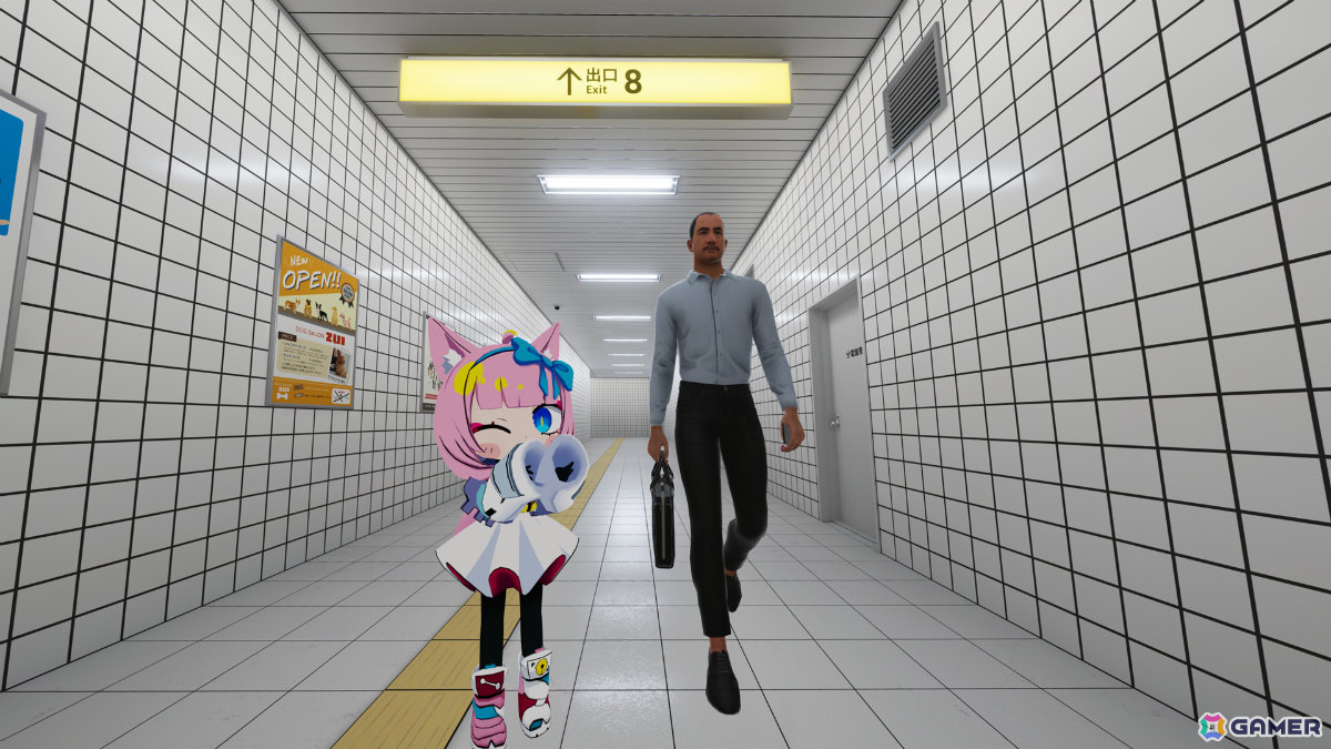 「8番出口VR」おじさんと記念撮影を楽しめるVRChatワールドが公開！“異変アバター”をVRChatアバターとして入手することもの画像6