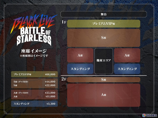 「ブラスタ」年始ライブ「BLACK LIVE -Battle of Starless-」のライブコンセプト、キービジュアルが公開！の画像2