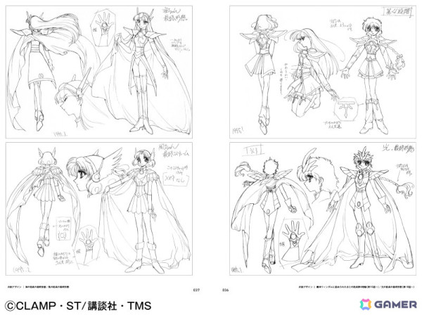 TVアニメ「魔法騎士レイアース」のイラスト＆資料集が刊行！「アニメスタイル ONLINE SHOP」では特典としてイラスト線画集が付属の画像8