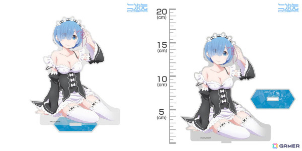 「リゼロ」のレムがモーニングスターを振り回す躍動感ある姿と思わずドキっとしてしまう姿のアクリルスタンド（大）になって登場！の画像3