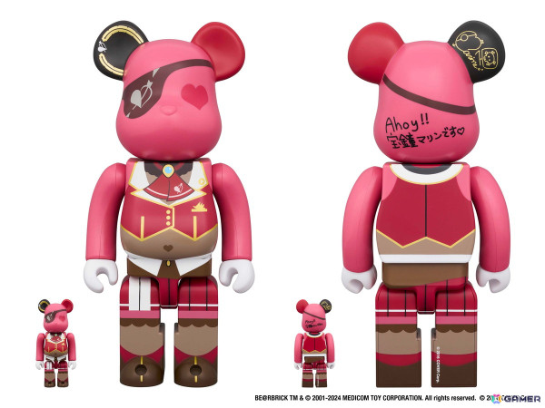 ホロライブプロダクションとBE@RBRICKがコラボ！星街すいせいさん、宝鐘マリンさんデザインの「BE@RBRICK」が10月24日より販売の画像3