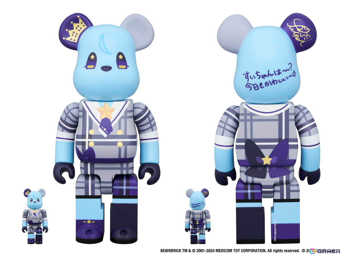 ホロライブプロダクションとBE@RBRICKがコラボ!星街すいせいさん、宝鐘マリンさんデザインの「BE@RBRICK」が10月24日より販売の画像