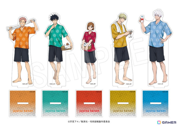 アニメ「呪術廻戦」と極楽湯・RAKU SPAのコラボキャンペーン“極楽じゅじゅやすみ2”が11月7日より開催！湯上り館内着姿の虎杖たちのグッズが登場の画像16