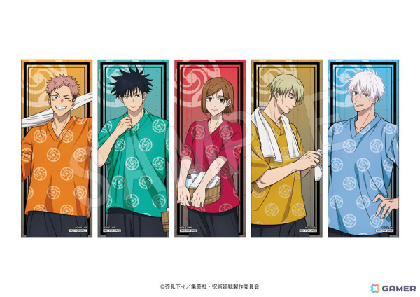 アニメ「呪術廻戦」と極楽湯・RAKU SPAのコラボキャンペーン“極楽じゅじゅやすみ2”が11月7日より開催！湯上り館内着姿の虎杖たちのグッズが登場の画像4