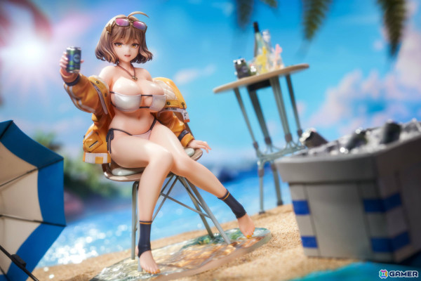 「勝利の女神：NIKKE」サマーバージョンのアニスが1/7スケールフィギュアとなって登場！明るい笑顔や魅力的なボディに注目の画像2