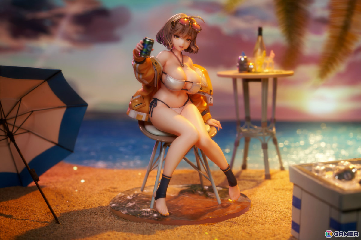 「勝利の女神:NIKKE」サマーバージョンのアニスが1/7スケールフィギュアとなって登場!明るい笑顔や魅力的なボディに注目の画像