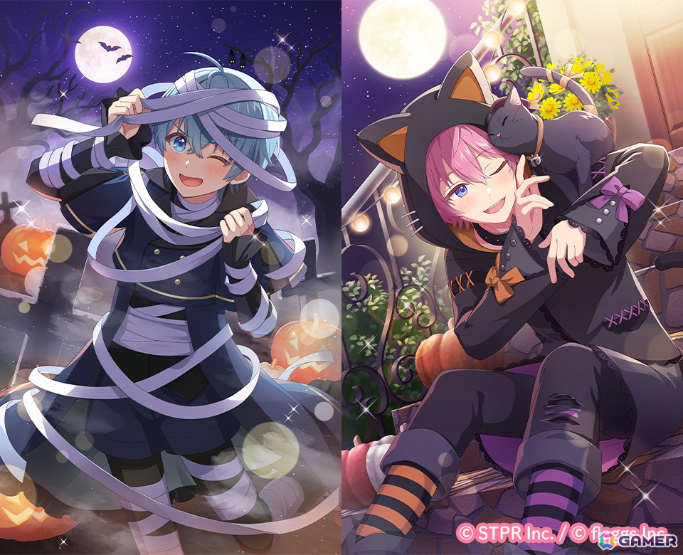 「すとぷりWith!!」10月ランキングイベント「ハロウィン!すとぷりと不思議なおばけの街 応援イベント」が開催!ころんさんとさとみさんが仮装姿で登場の画像