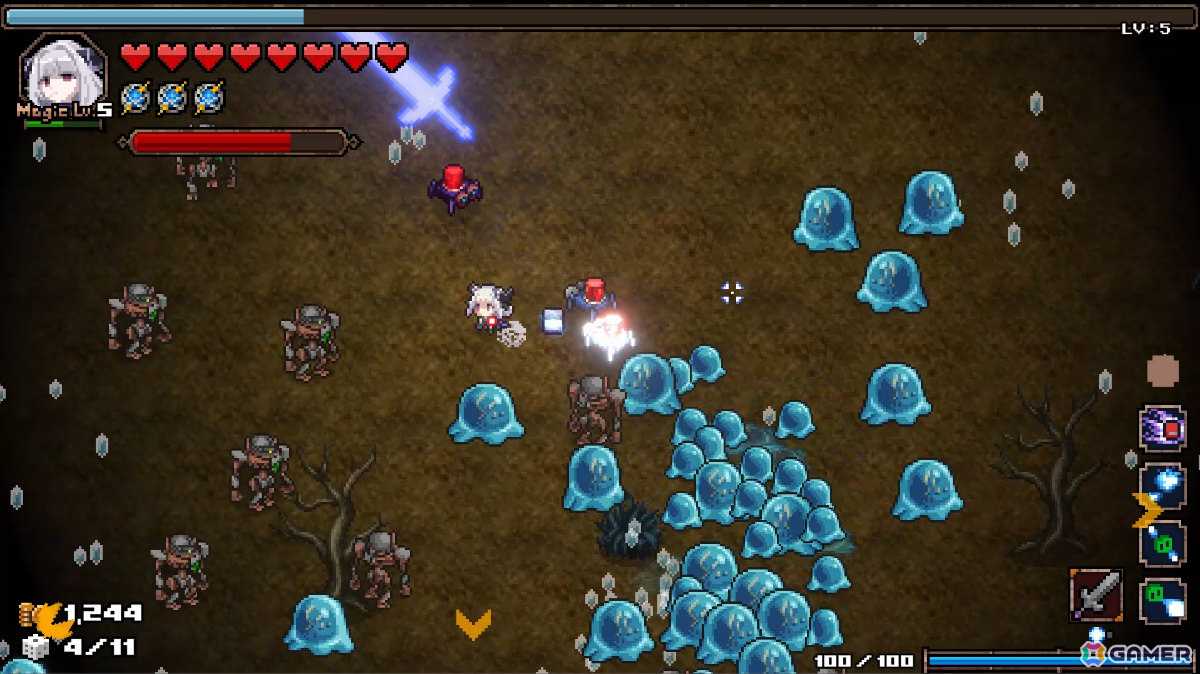 「HEAVEN SEEKER」の世界を題材とするツインスティック・サバイバーシューター「ABYSS SEEKER 深淵ノ果テニ何ヲ視ルカ」のSteamページが公開！の画像2