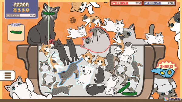 猫を土鍋に集める物理演算パズルゲーム「キャットリオ」がSteam/スマホ向けに配信！の画像
