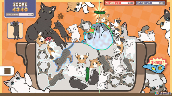 猫を土鍋に集める物理演算パズルゲーム「キャットリオ」がSteam/スマホ向けに配信！の画像