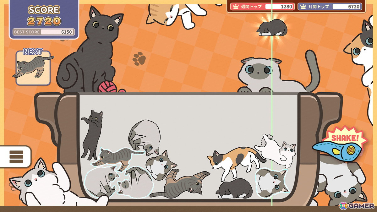 猫を土鍋に集める物理演算パズルゲーム「キャットリオ」がSteam/スマホ向けに配信！の画像4