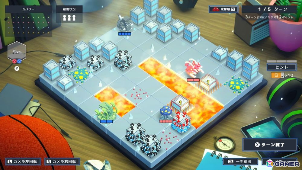 ストラテジー×パズルゲーム「ゴジラ ボクセルウォーズ」のSwitch版が2025年2月20日に発売！ゴジラ・ストア限定のムビモンセットもの画像4