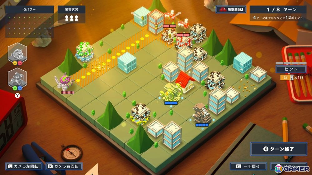 ストラテジー×パズルゲーム「ゴジラ ボクセルウォーズ」のSwitch版が2025年2月20日に発売！ゴジラ・ストア限定のムビモンセットもの画像5