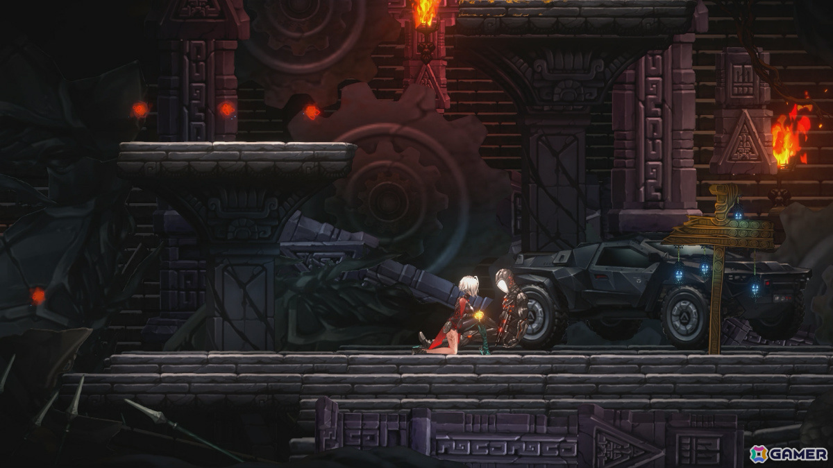 ダークメルヘンな世界でバイオニックの少女が戦うメトロイドヴァニア風アクション「AWAKEN - Astral Blade」がリリース！の画像3