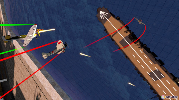 第二次世界大戦にインスパイアされた戦闘機が空中戦を繰り広げるフライトアクション「Battle of Backyard」がSteamで2025年第2四半期に配信!の画像