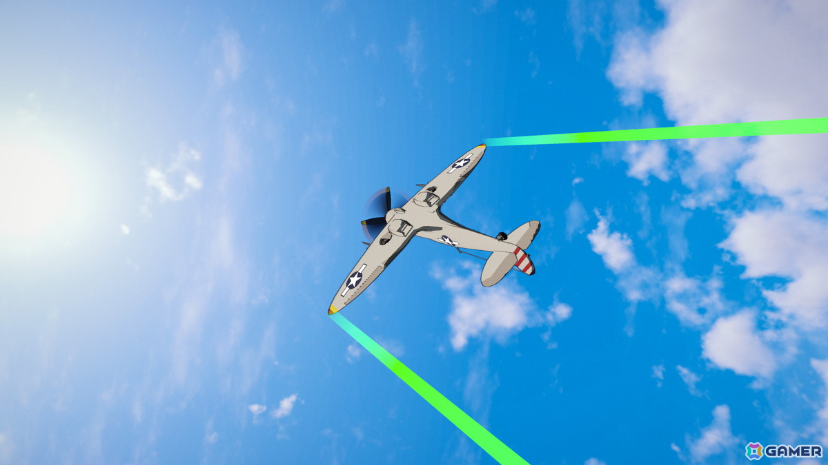 第二次世界大戦にインスパイアされた戦闘機が空中戦を繰り広げるフライトアクション「Battle of Backyard」がSteamで2025年第2四半期に配信！の画像2