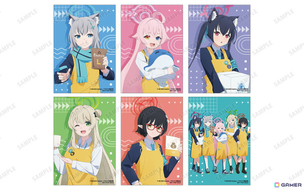「ブルーアーカイブ The Animation」POP UP STORE in ロフトが11月9日より開催！ショップ店員をコンセプトにした描き下ろしイラストのグッズが登場の画像4