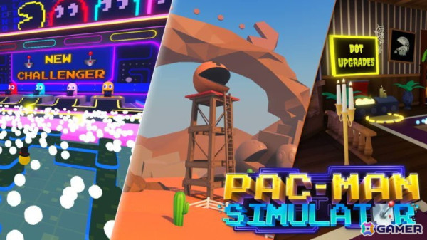 ゲームプラットフォームRobloxで「PAC-MAN SIMULATOR」が正式オープン！「パックマン」のハロウィングッズが当たるプレゼントキャンペーンも開催中の画像1