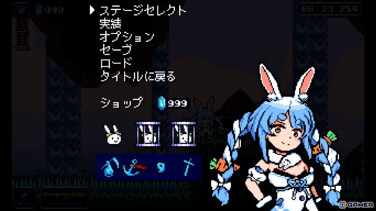 ホロライブ・不知火フレアさんが主人公の横スクロールアクションゲーム「FLARE NUINUI QUEST」が配信！の画像11
