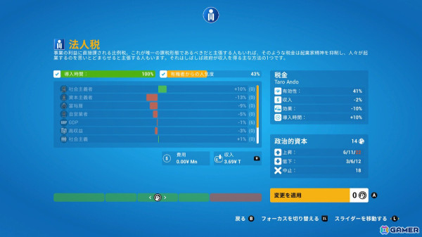 国家運営シミュレーションゲーム「デモクラシー4：コンソールエディション」がPS4/Xbox One/Switchで配信！の画像14