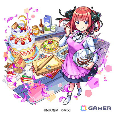 「モンスト」で「五等分の花嫁」とのコラボが10月26日より開催！一花、二乃、三玖、四葉、五月たちが「超・獣神祭」に登場の画像5