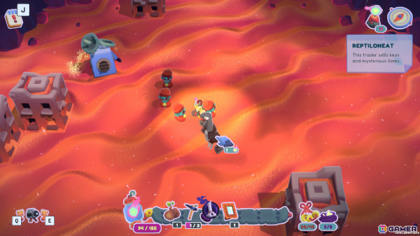 ローグライク探索ゲーム「Into the Emberlands」に神秘的で危険な砂漠バイオーム「Dubious Dunes」が登場！の画像