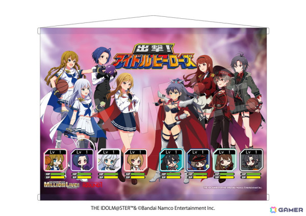 「アイドルマスター ミリオンライブ！」とROUND1のコラボキャンペーンが11月1日より開催！アクスタや缶バッジ、Tシャツなどのグッズも登場の画像10