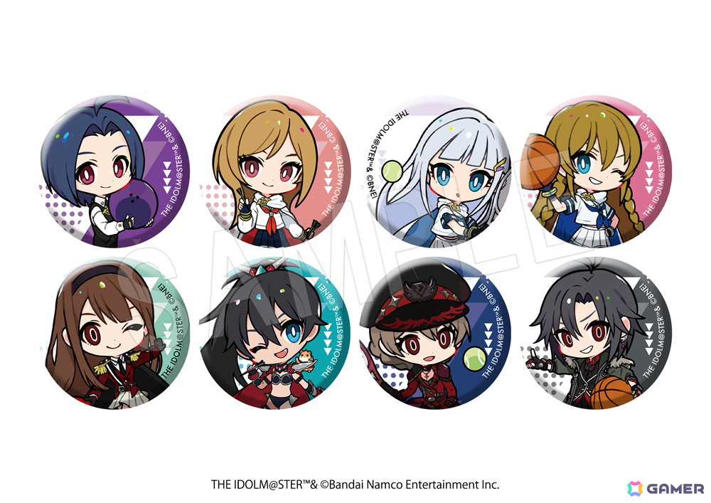 「アイドルマスター ミリオンライブ!」とROUND1のコラボキャンペーンが11月1日より開催!アクスタや缶バッジ、Tシャツなどのグッズも登場の画像