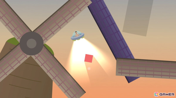 イライラ棒と“壺おじ”を組み合わせた2Dアクションゲーム「UFO-Man」がSteam/iOS向けに配信！の画像3