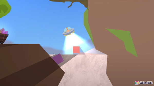 イライラ棒と“壺おじ”を組み合わせた2Dアクションゲーム「UFO-Man」がSteam/iOS向けに配信！の画像