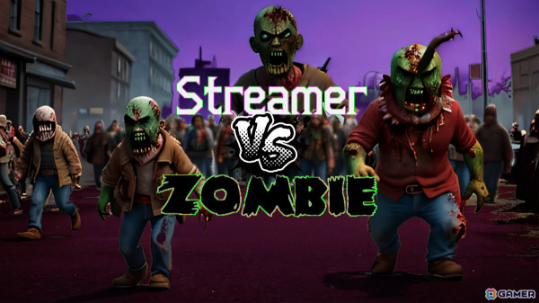 ストリーマー専用TPS「Streamer VS Zombie」のβテスト版がBoothで配信！配信中のコメントによって出現するゾンビを倒してハイスコアを目指せの画像1