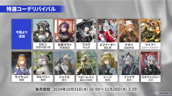 「アークナイツ」メインテーマ第14章とともにウィシャデル（CV：竹達彩奈）などが10月31日に登場！サンリオコラボや5周年フェスも発表にの画像32