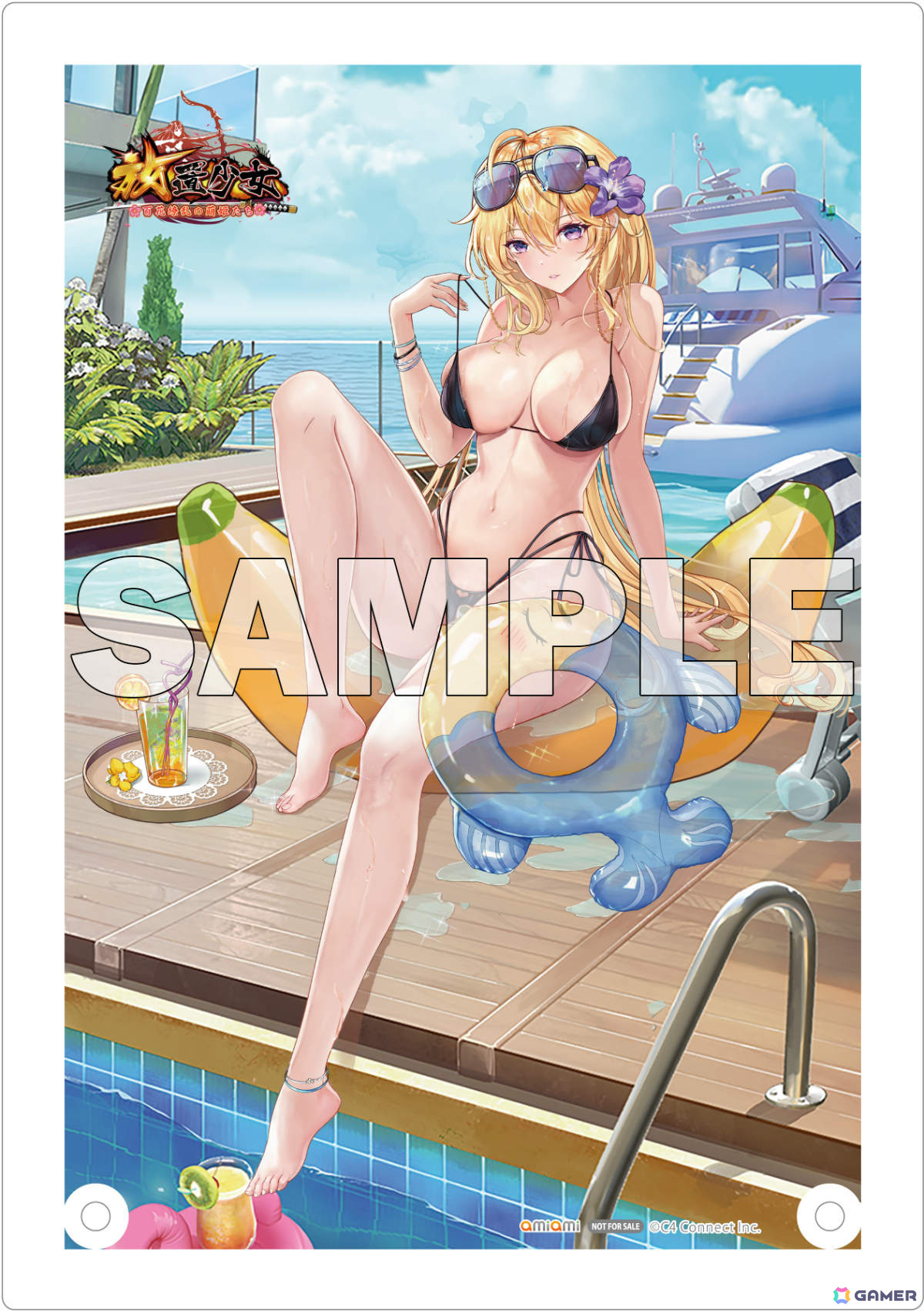 「放置少女」賈クが黒ビキニ衣装でフィギュア化！あみあみではアクリルキャラクタープレートが付いた限定特典付属版も登場の画像