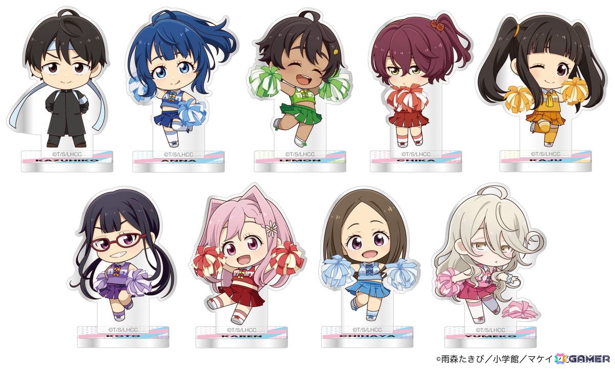 TVアニメ「負けヒロインが多すぎる！」期間限定POP UP STORE inロフトが開催決定！チアガール衣装の描きおろしイラストを使用の画像