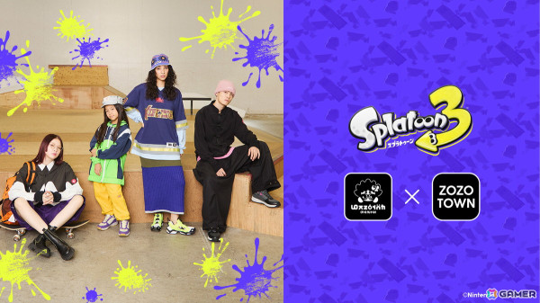 「スプラトゥーン3」のゲソタウンとZOZOTOWNのコラボ第2弾となるアパレルコレクションが10月30日より販売！アイテムを展示するポップアップイベントも開催の画像1