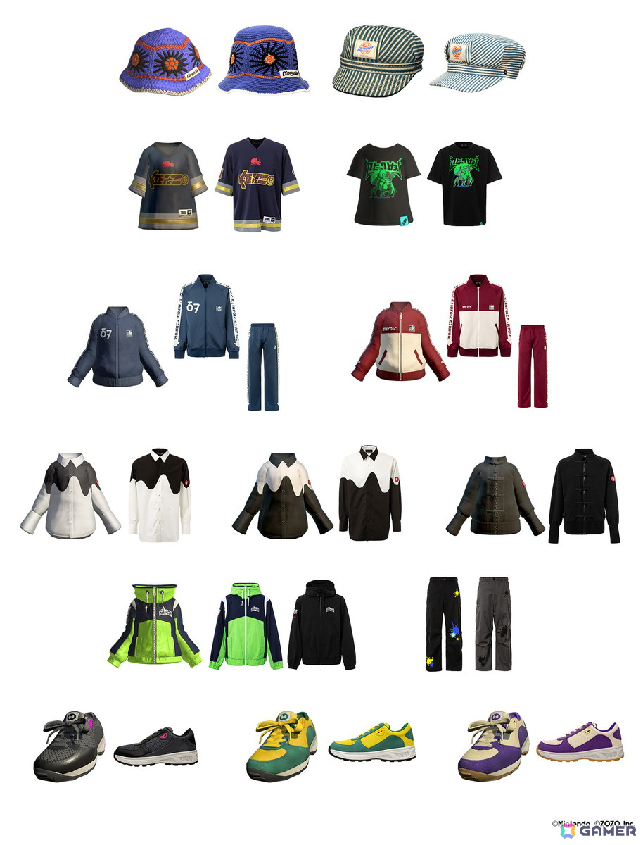 「スプラトゥーン3」のゲソタウンとZOZOTOWNのコラボ第2弾となるアパレルコレクションが10月30日より販売！アイテムを展示するポップアップイベントも開催の画像