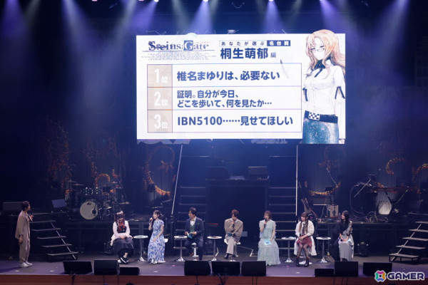 「STEINS;GATE 15th LIVE - ONE WORLD -」レポート！宮野真守さん、花澤香菜さん、今井麻美さんらラボメン声優陣がほぼ勢ぞろいして作中の名台詞を披露の画像25