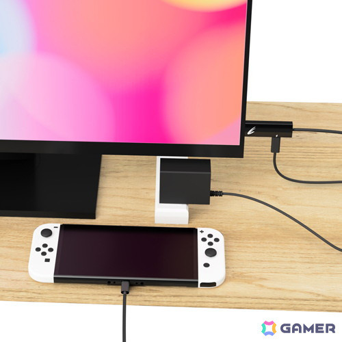 Switchドックの代わりに使える「CYBER・ドック機能付きHDMI変換ケーブル（Switch用）」が発売！の画像3
