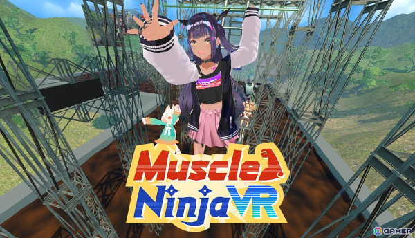 高層ビルや溶鉱炉などスリル満点のエリアに挑む筋肉アスレチックVRゲーム「マッスルニンジャVR」がSteamで配信！の画像1