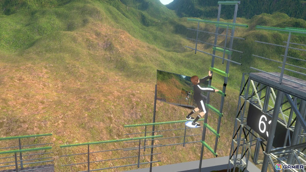 高層ビルや溶鉱炉などスリル満点のエリアに挑む筋肉アスレチックVRゲーム「マッスルニンジャVR」がSteamで配信！の画像